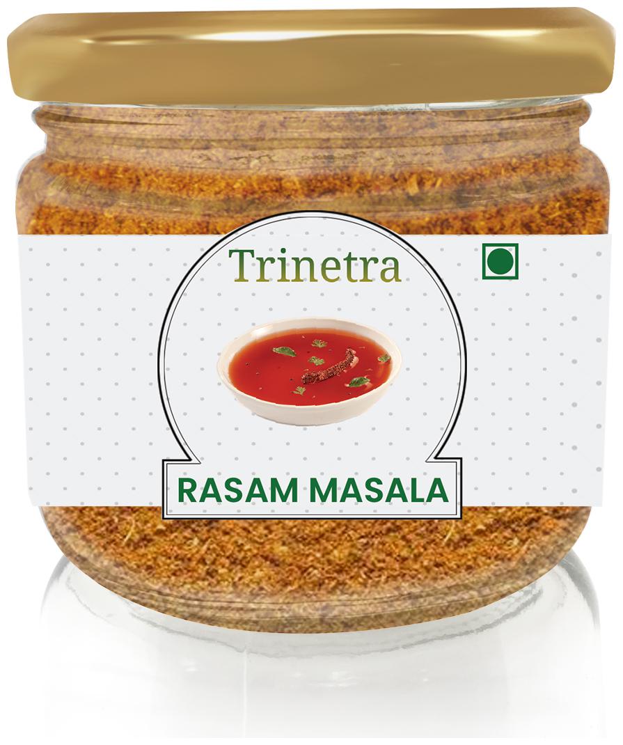 

Trinetra Best Quality Rasam Masala (Glass Jar Pack)-100g (Pack Of 1)