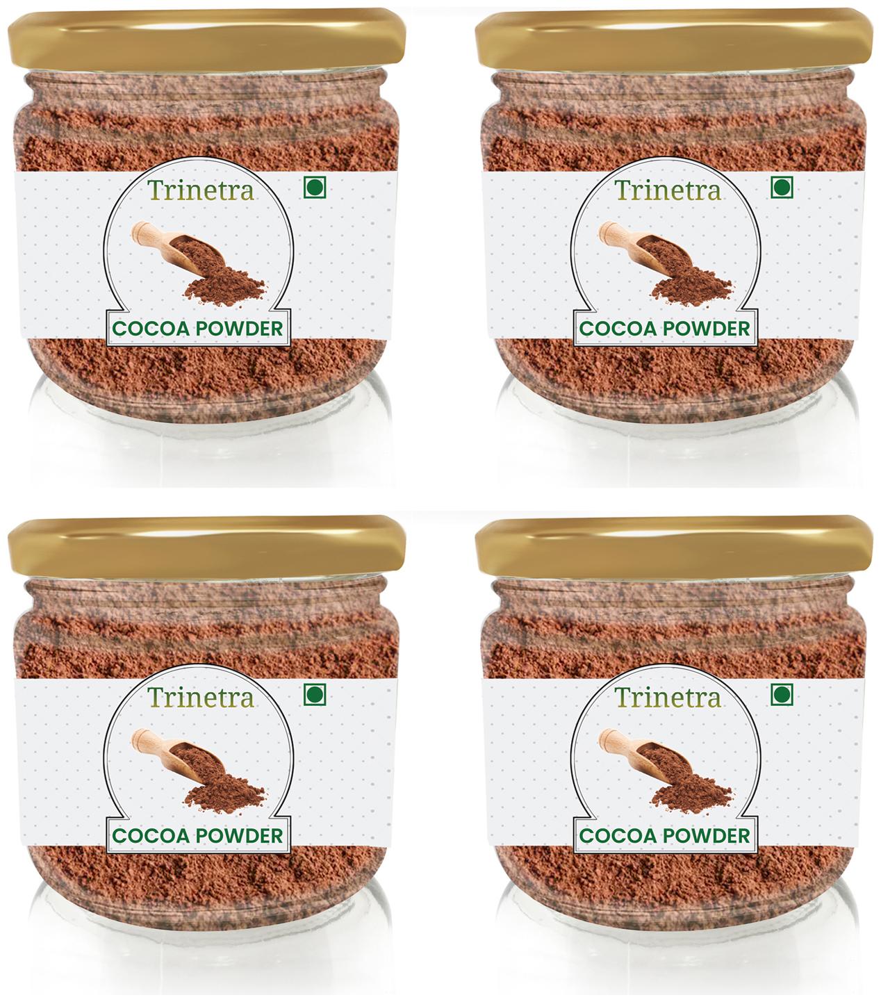 

Trinetra Best Quality Cocoa Powder (Glass Jar Pack) 100g (Pack Of 4)