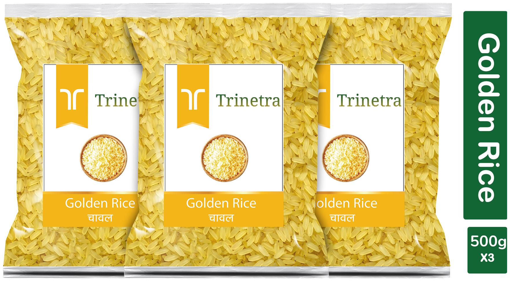 

Trinetra Best Quality Golden Rice-500g (Pack Of 3)