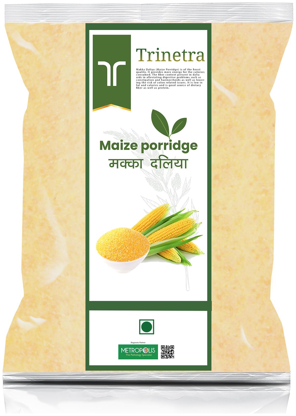 

Trinetra Best Quality Makka Daliya (Maize Porridge) 3 kg (Pack Of 1)