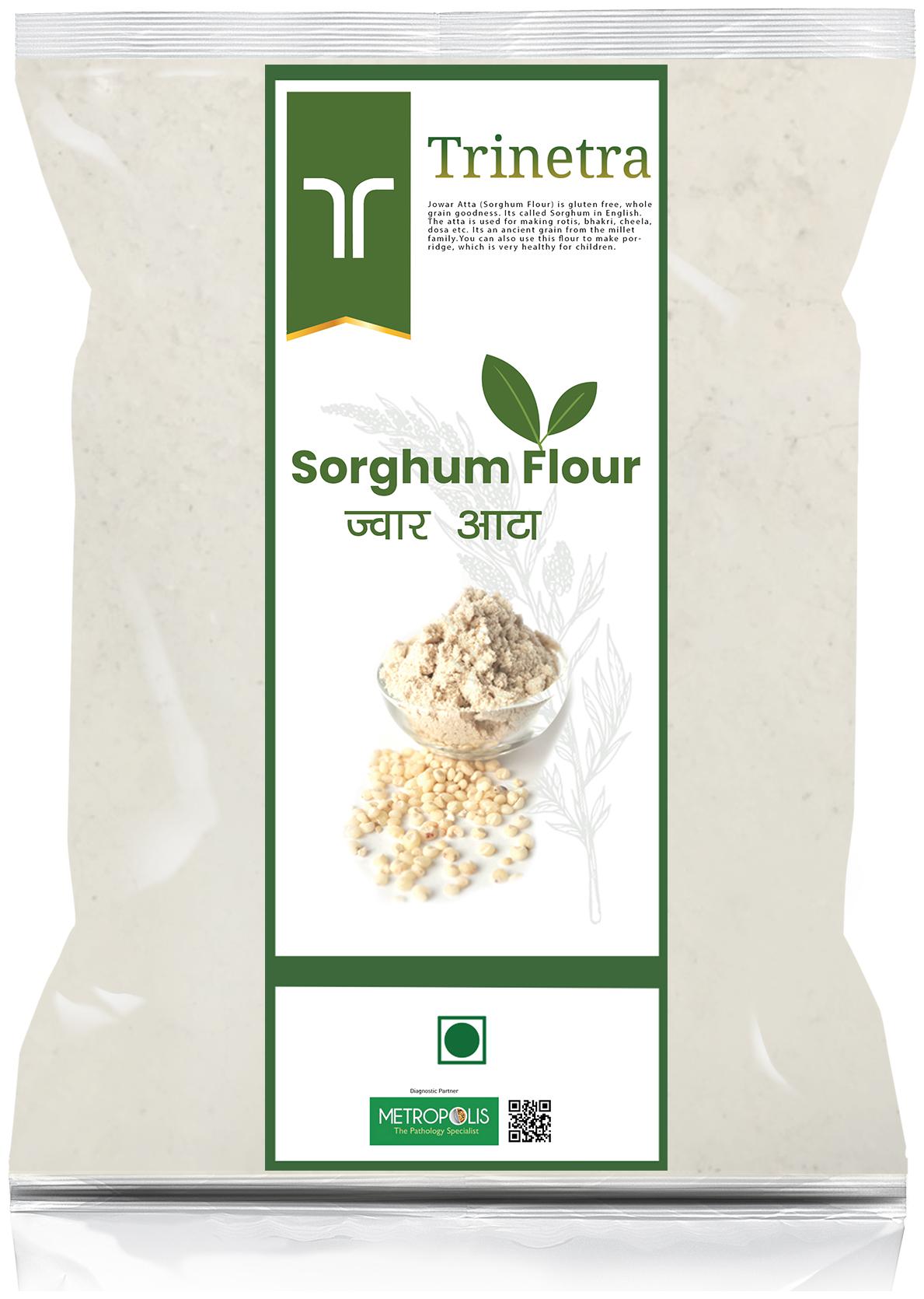 

Trinetra Best Quality Jowar Atta (Sorghum Flour)-3kg (Packing)
