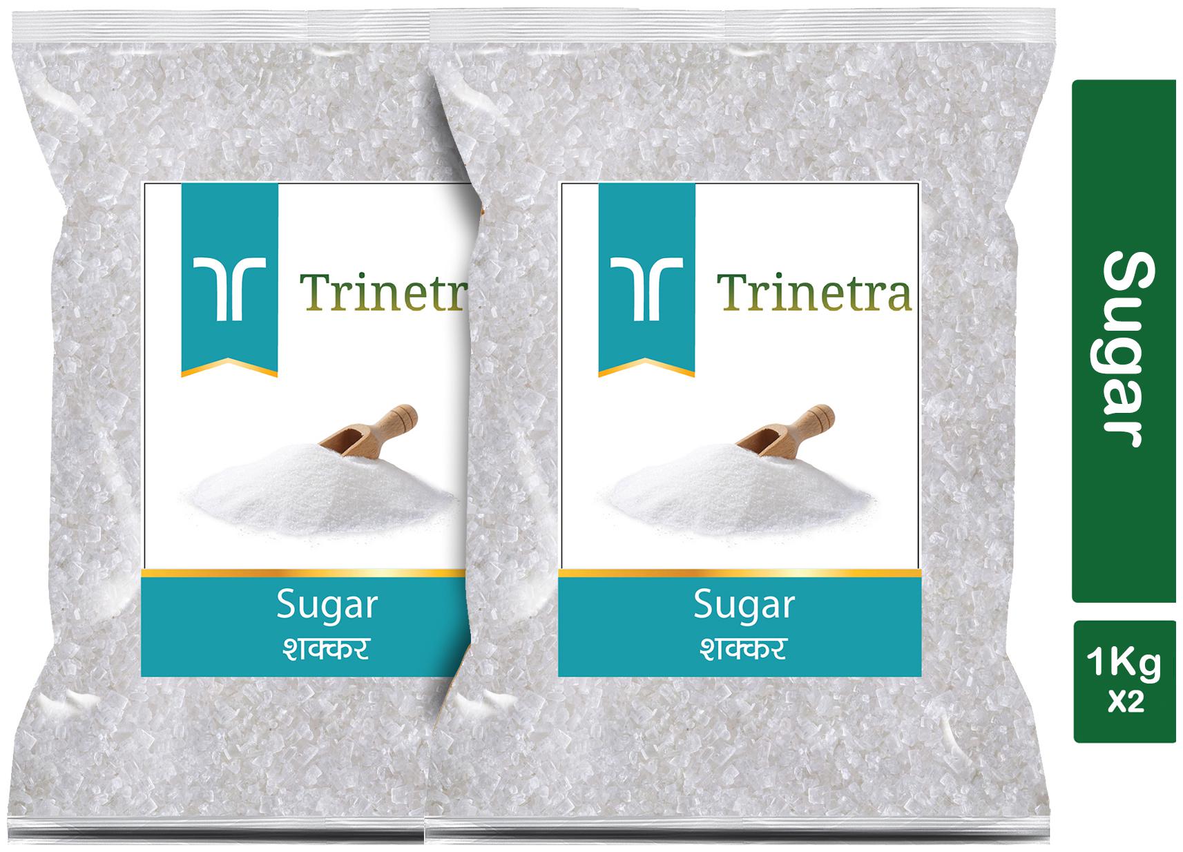 

Trinetra Best Quality White Sugar 1kg (Pack Of 2)