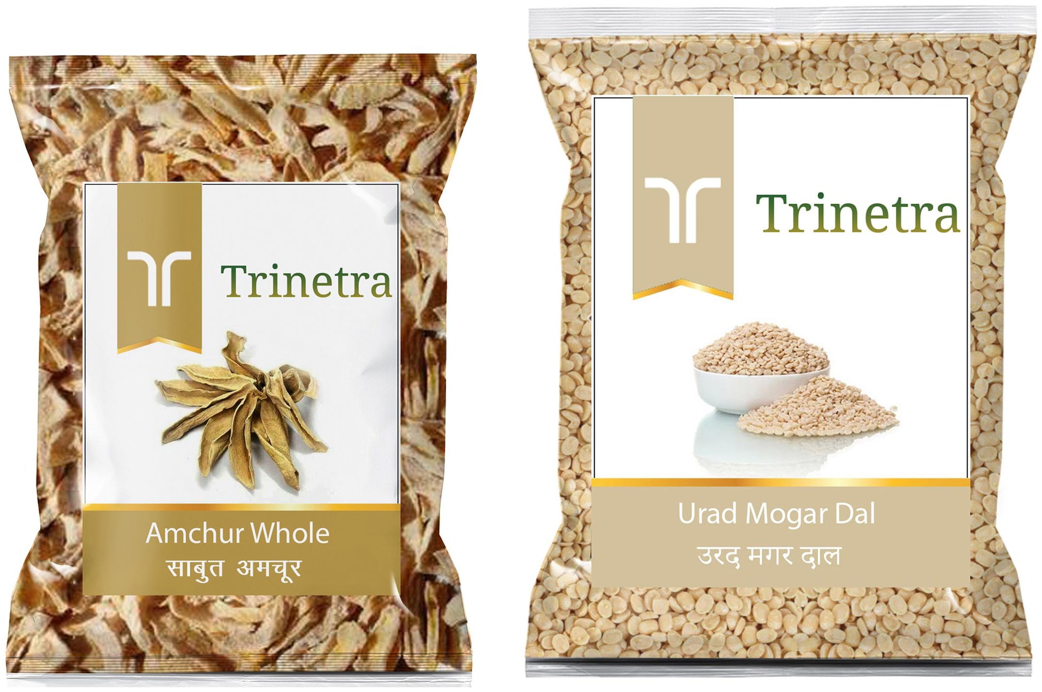 

Trinetra Best Quality Amchur Sabut 100g Urad Mogar Dal 1kg