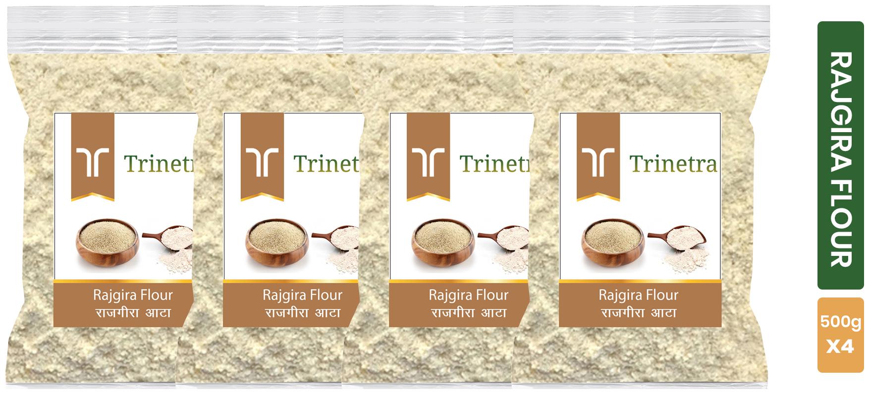 

Trinetra Best Quality Rajgira Flour Rajgira Atta 500 g ( Pack of 4 )