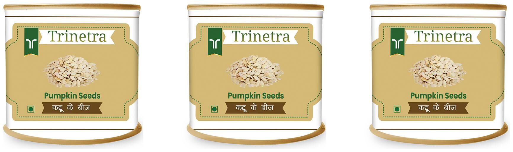 

Trinetra Best Quality Pumpkin Seeds 100 g (Pack of 3)