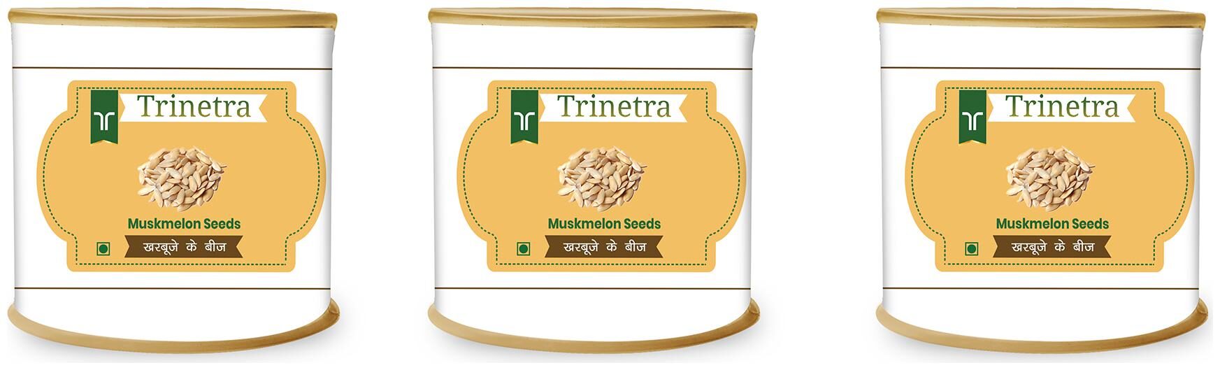 

Trinetra Best Quality Muskmelon Seeds 100 g (Pack of 3)