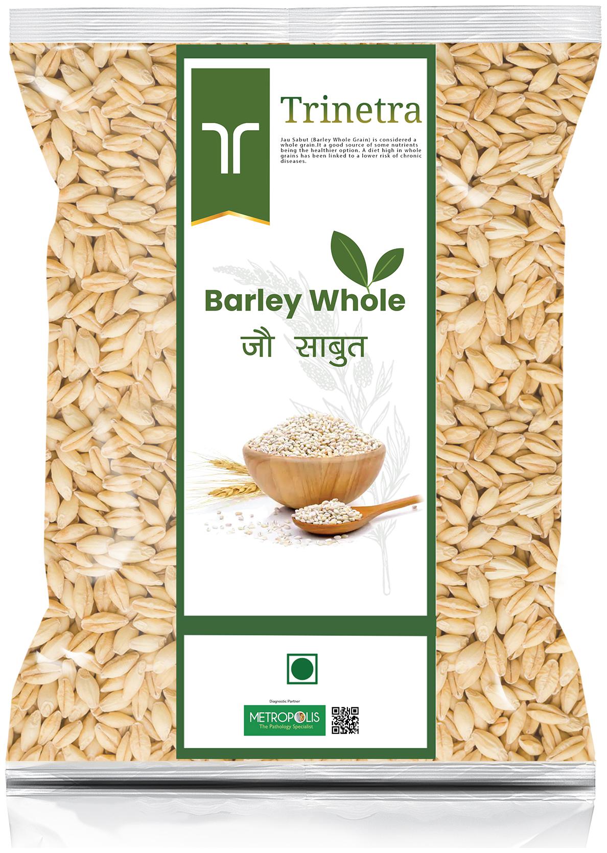 

Trinetra Best Quality Jau Sabut (Barley Whole Grain) 2 kg (Pack Of 1)