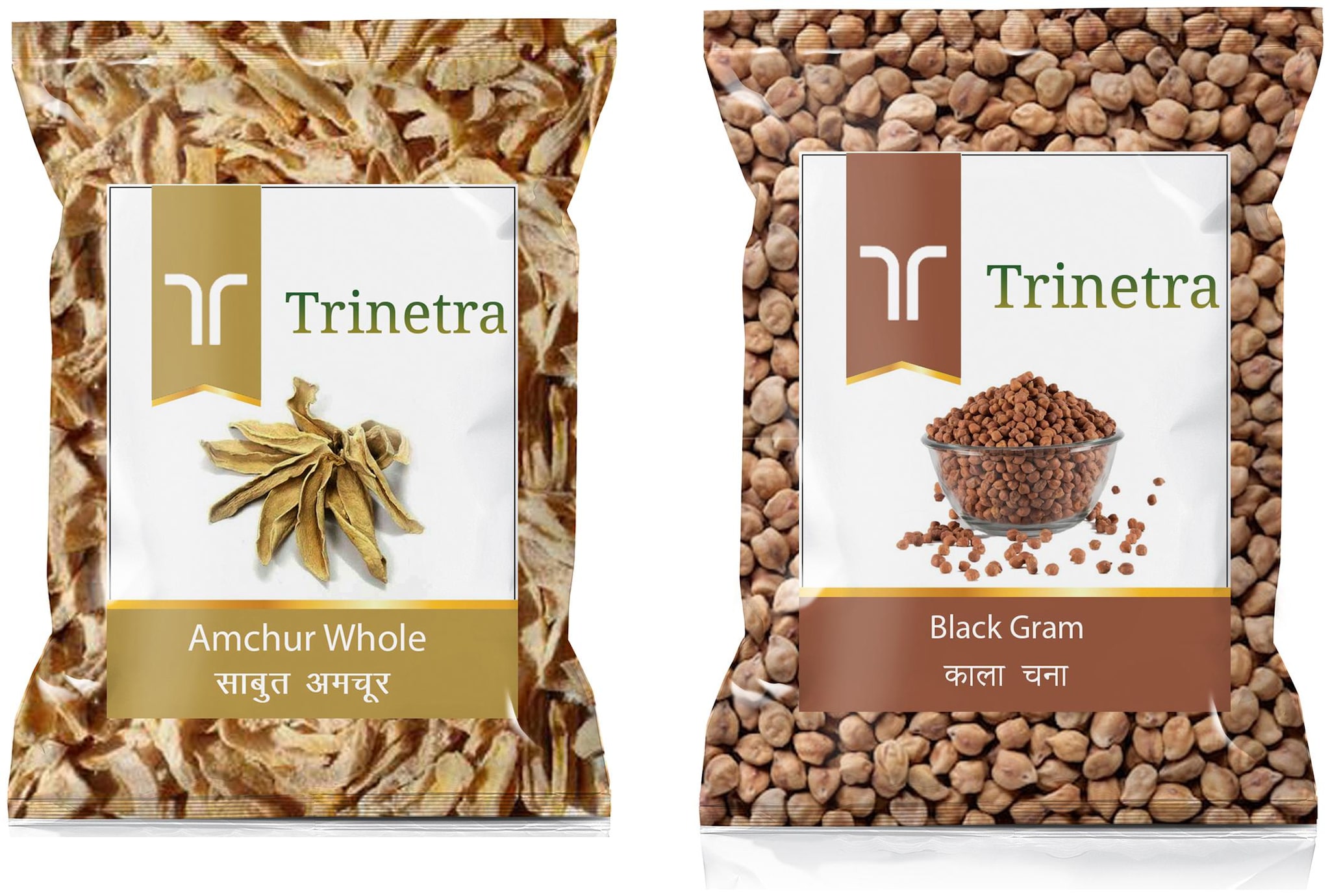 

Trinetra Best Quality Amchur Sabut 100g Kala Chana 500g