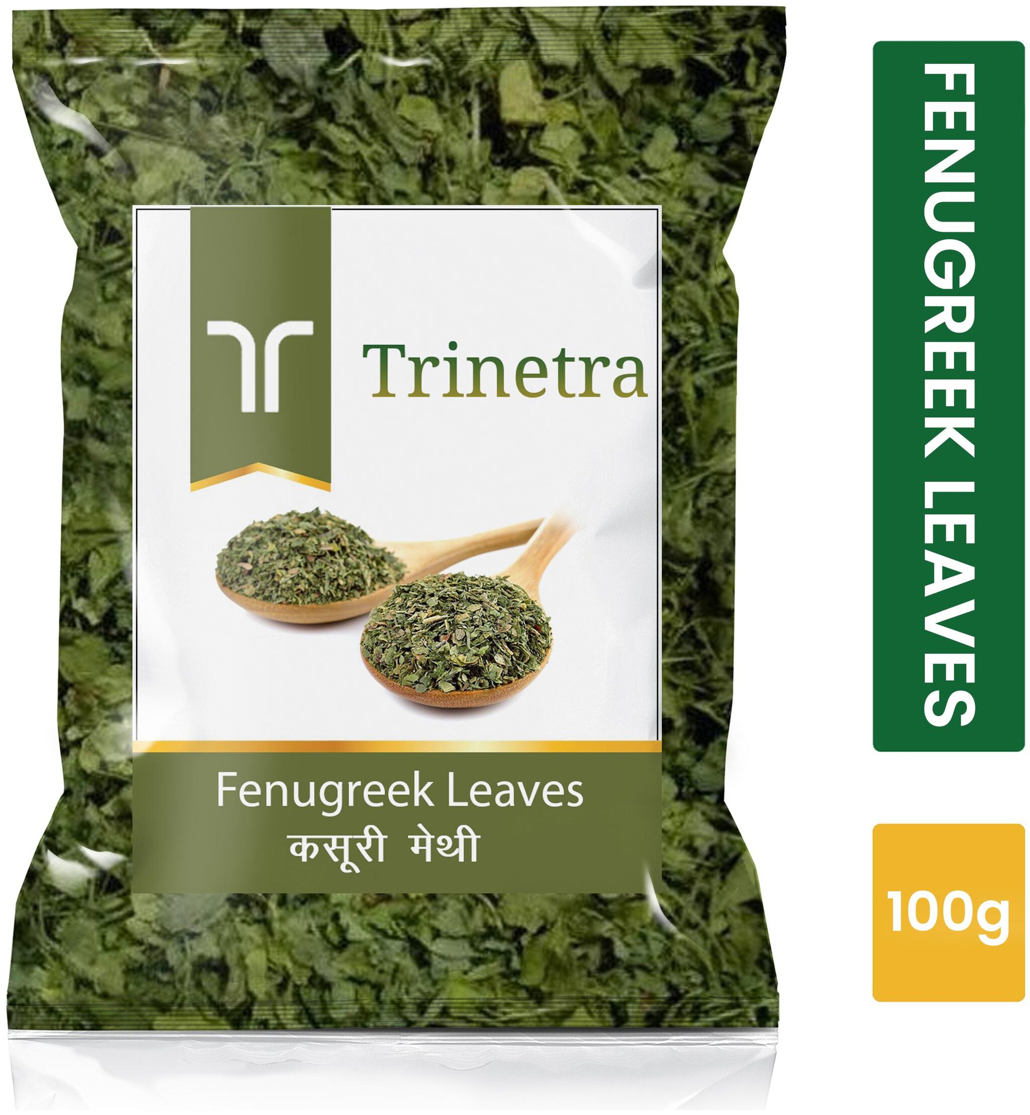 

Trinetra Best Quality Fenugreek Leaves Kasuri Methi 100g (Pack of 1)