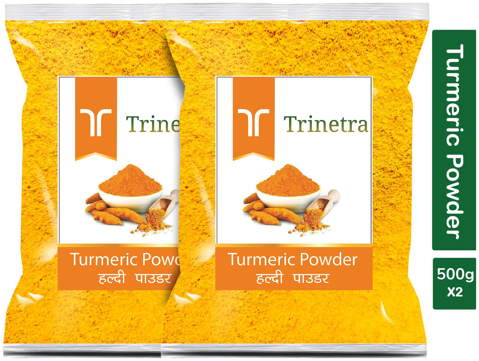 

Trinetra Best Quality Haldi Powder (Turmeric)-500g (Pack Of 2)