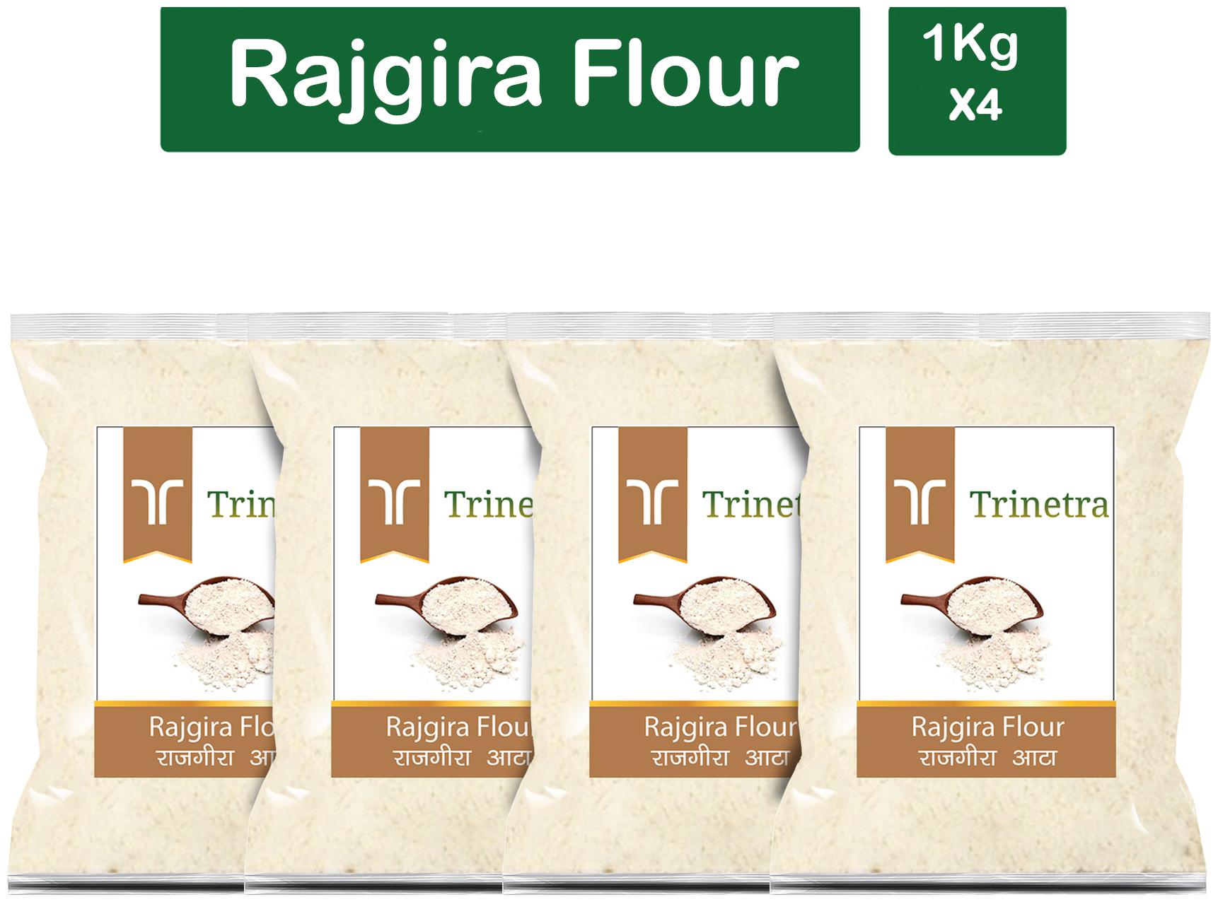 

Trinetra Best Quality Rajgira Atta (Amarnath Flour)-1kg (Pack Of 4)