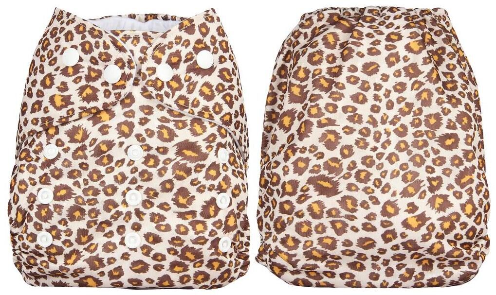 

Triple B 1pc Cloth Diaper With 1pc Bamboo Charcoal 5 Layer Insert Pad - Lieo Pack of 2