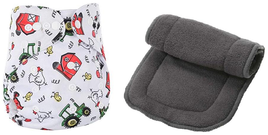 

Triple B 3-15kg Adjustable Size Bamboo Charcoal Inner Pocket Diaper Baby Reusable Cloth Diaper Nappies - CHH-10