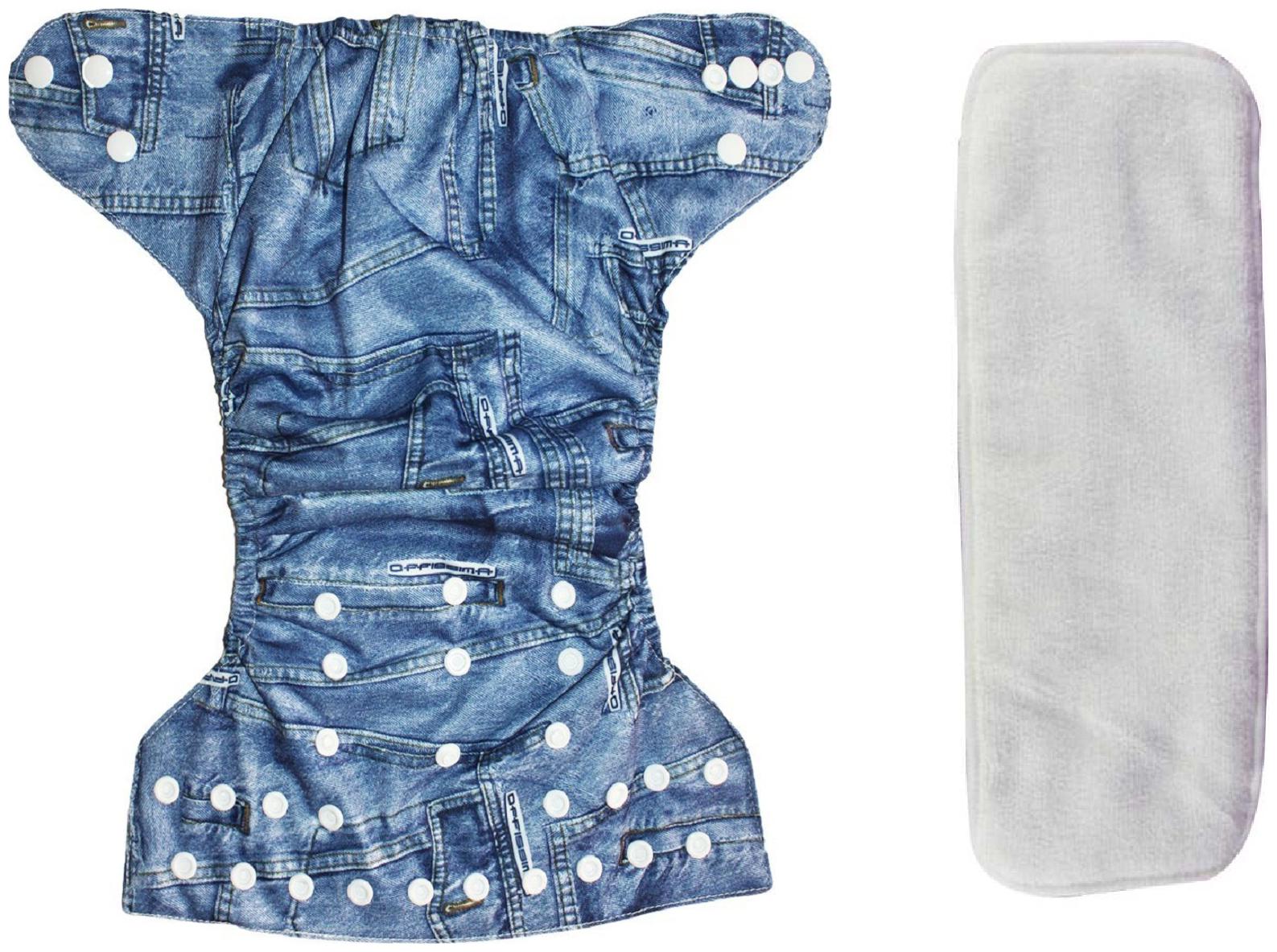 

Triple B Baby Reusable Diaper with Microfibre Insert Nappy Washable Cloth Diapers Nappies for Babies (3-24 Months)