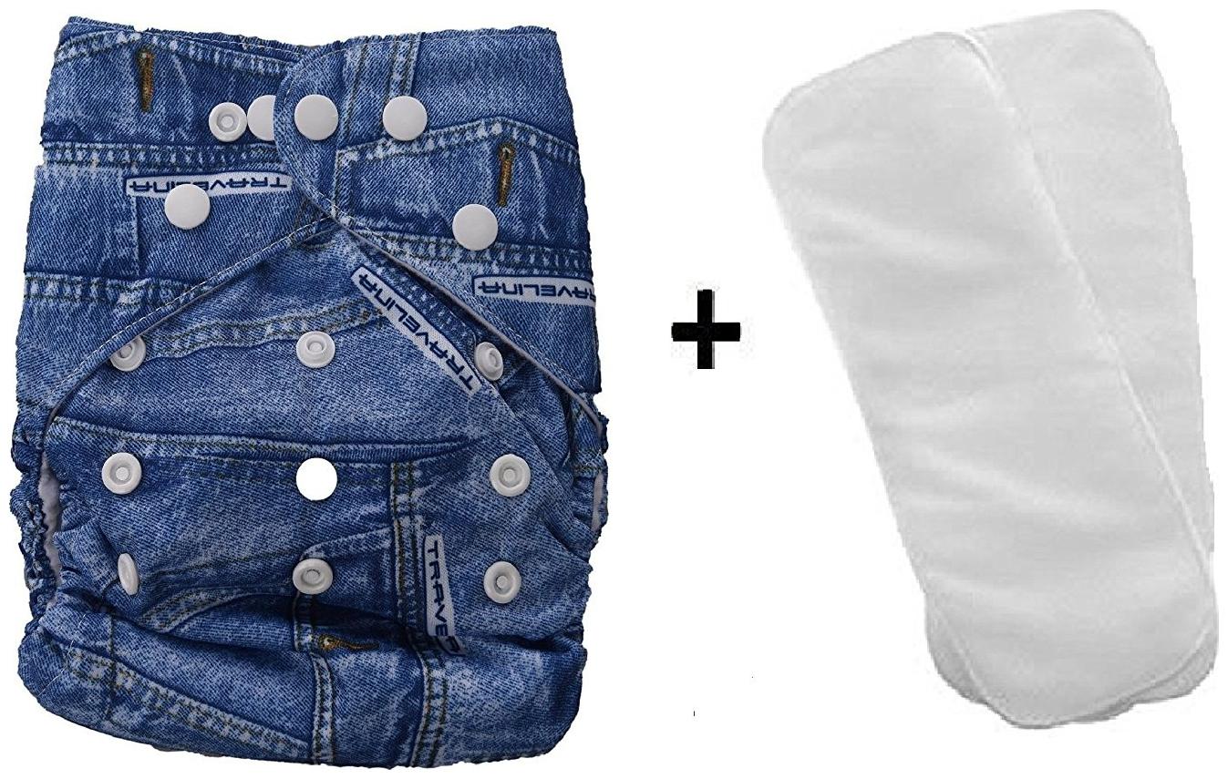 

Triple B Reusable Pocket Cloth Printed Diaper with 1 Microfiber Inserts (3-24 Months)