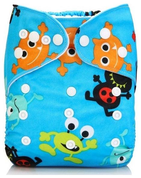 

Triple B Reusable Diaper Baby Cloth Diaper with Adjustable Snap Buttons