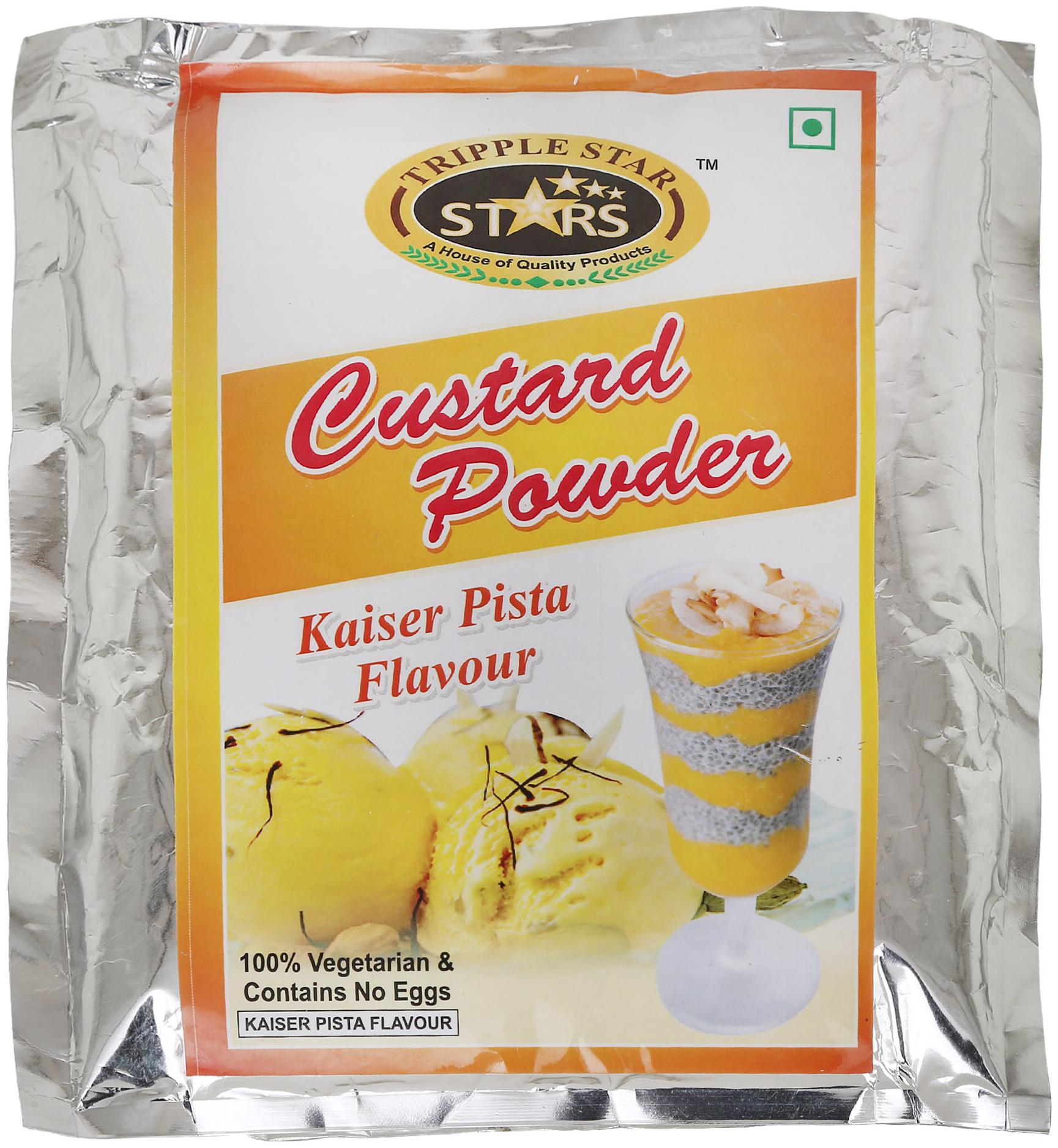 

Tripple Star Kesar Pista Custard Powder-200 g