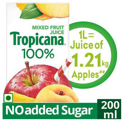 

Tropicana 100 Juice - Mixed Fruit 200 ml
