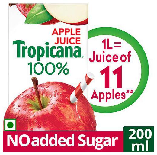 

Tropicana 100 Juice - Apple 200 ml