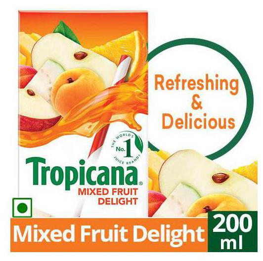 

Tropicana Fruit Juice Delight Mixed Fruit 200 ml