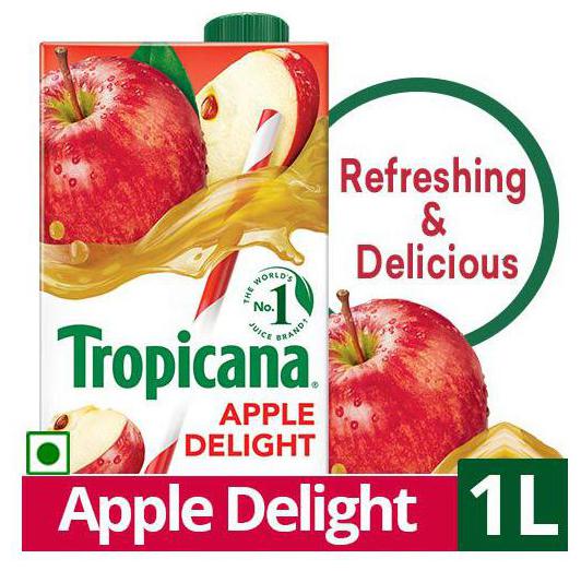

Tropicana Fruit Juice Delight Apple 1 L