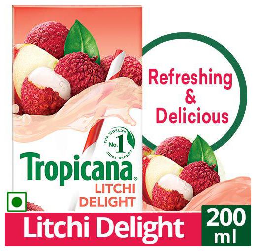 

Tropicana Fruit Juice Delight Litchi 200 ml