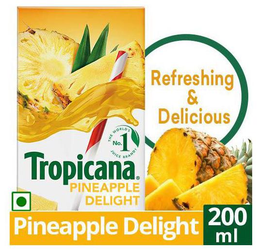 

Tropicana Fruit Juice Delight Pineapple 200 ml