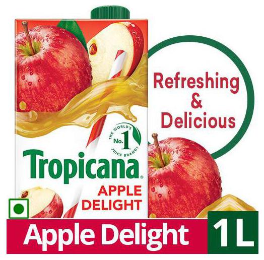 

Tropicana Fruit Juice Delight Apple 1 L