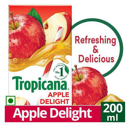 

Tropicana Fruit Juice - Delight Apple 200 ml