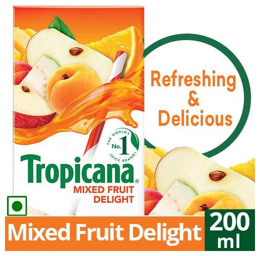 

Tropicana Fruit Juice Delight Mixed Fruit 200 ml