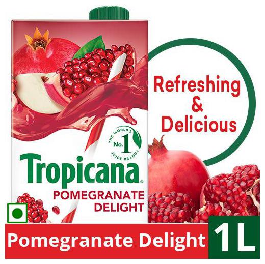

Tropicana Fruit Juice Delight Pomegranate 1 L