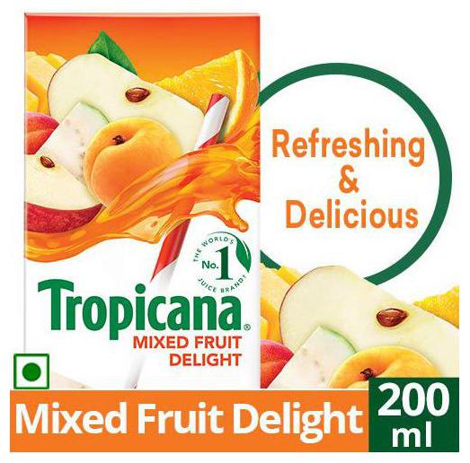 

Tropicana Fruit Juice Delight Mixed Fruit 200 ml
