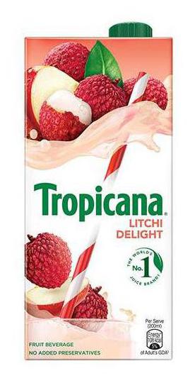 

Tropicana Fruit Juice - Delight Litchi 1 L