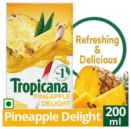 

Tropicana Fruit Juice Delight Pineapple 200 ml