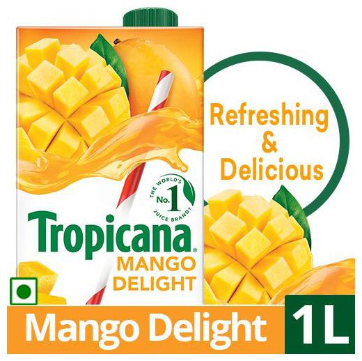 

Tropicana Fruit Juice Delight Mango 1 L