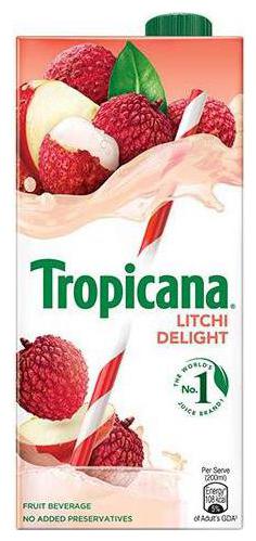 

Tropicana Fruit Juice - Delight Litchi 1 L