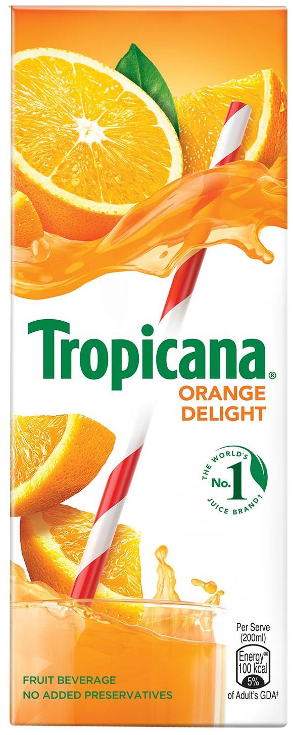 

Tropicana Fruit Juice - Delight Orange 200 ml (Pack Of 30)