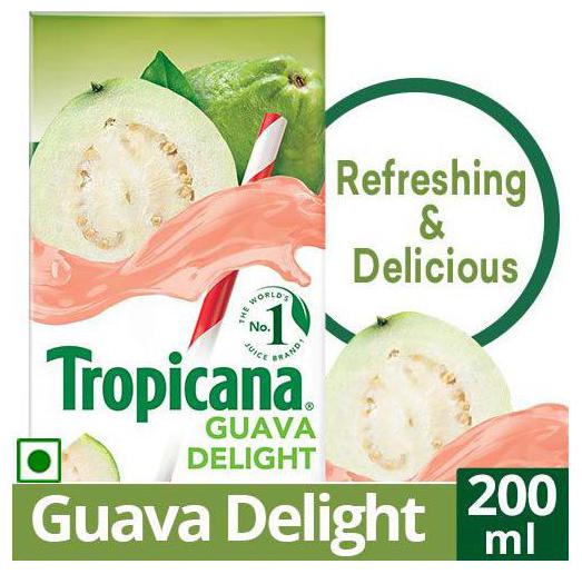

Tropicana Fruit Juice Delight Guava 200 ml