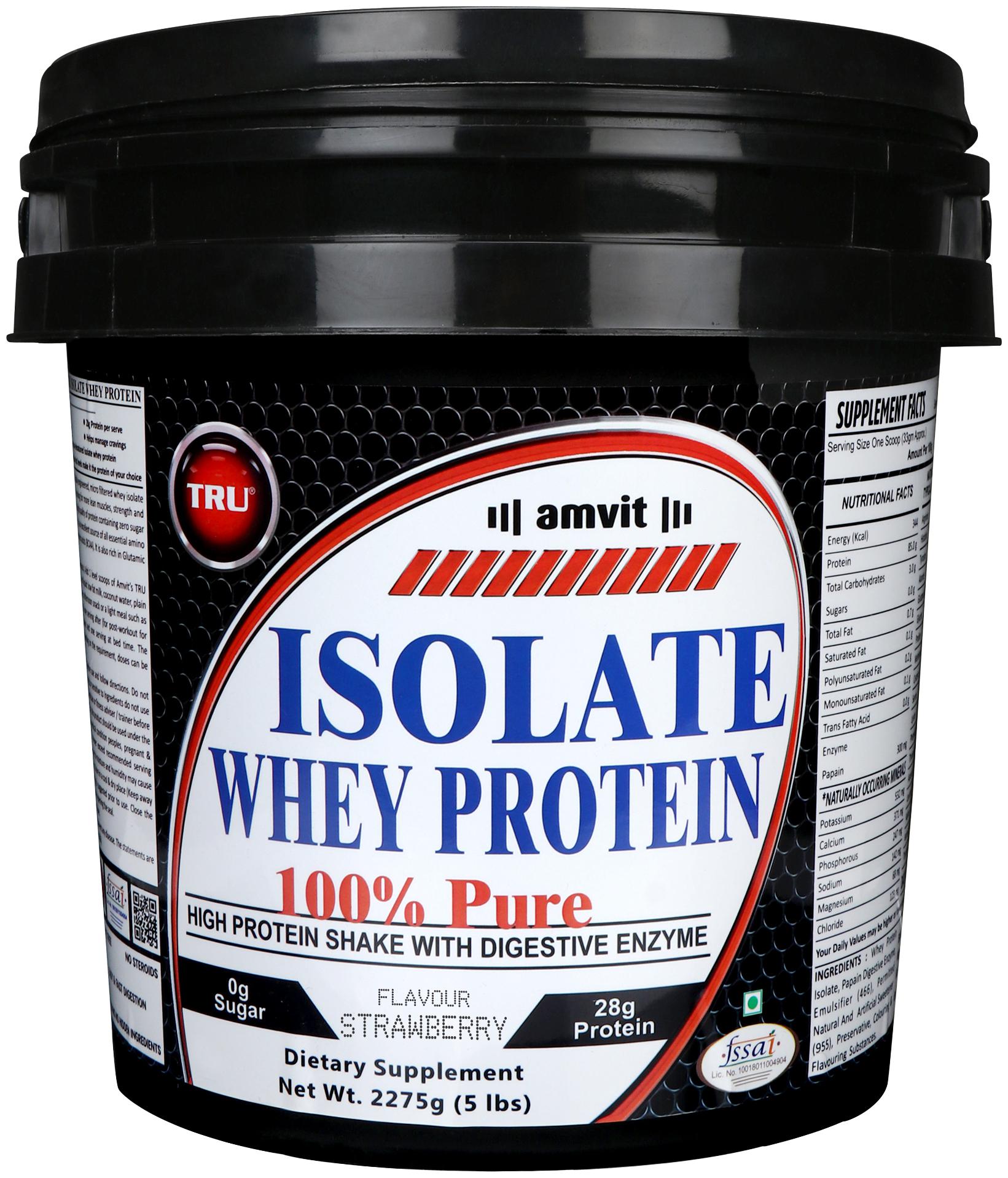 

TRU ISOLATE WHEY PROTEIN STRAWBERRY 2275g