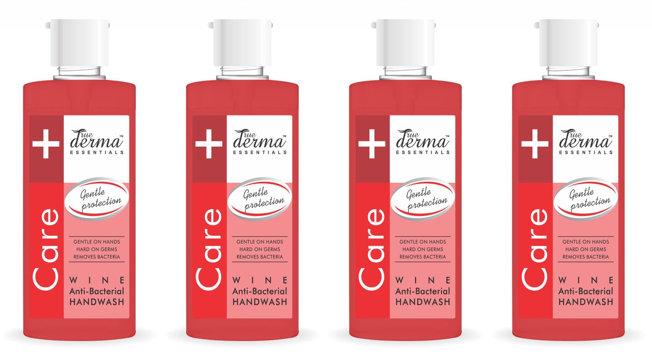 

True Derma Essentials Wine Anti-Bacterial Hand Wash 500ml (Pack of 4)