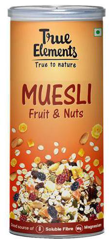 

True Elements Muesli - Fruit and Nuts 400 g
