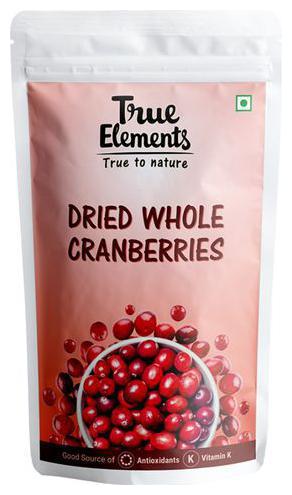 

True Elements Dried Whole Cranberries 30g