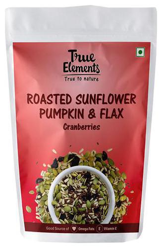 

True Elements Sunflower Pumpkin Flax Seeds - Roasted Cranberries Harippa 125 g