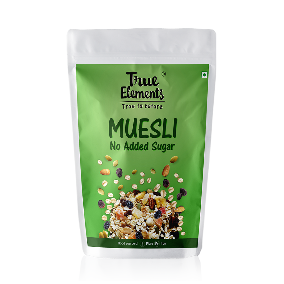 

True Elements No Added Sugar Muesli 1 2kg