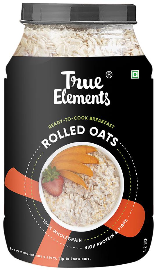 

True Elements Rolled Oats 1 2kg
