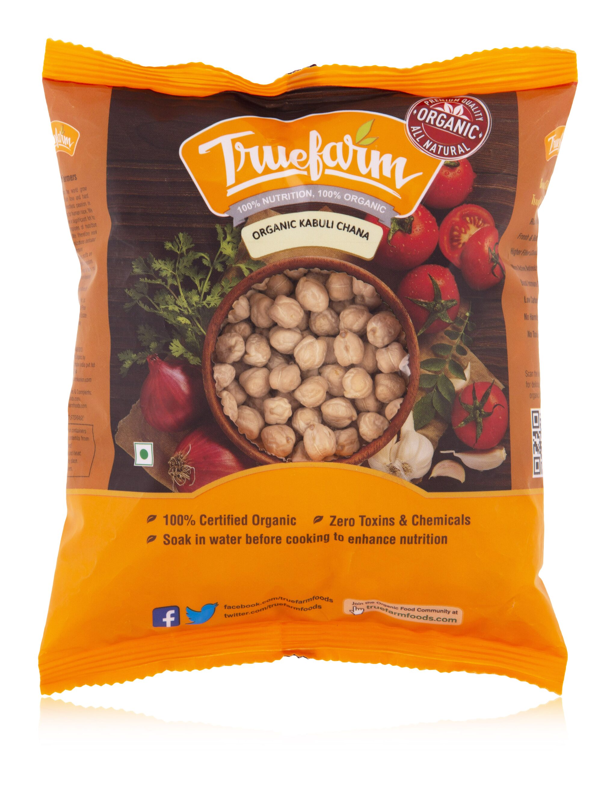 

Truefarm Organic Kabuli Chana (500g)
