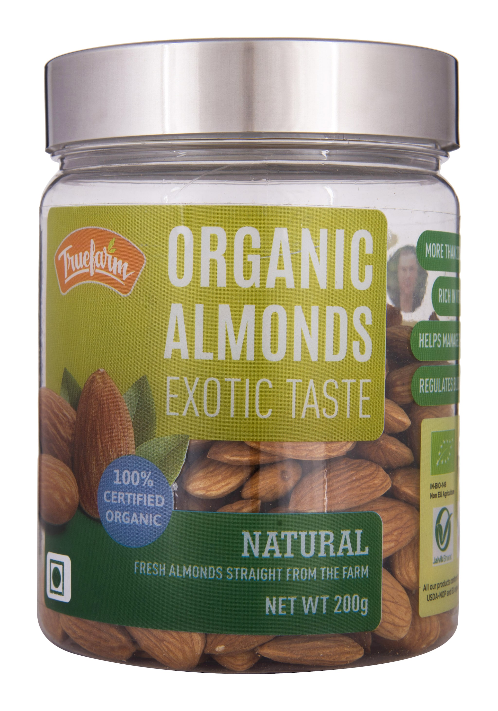 

Truefarm Organic Almond (250g)