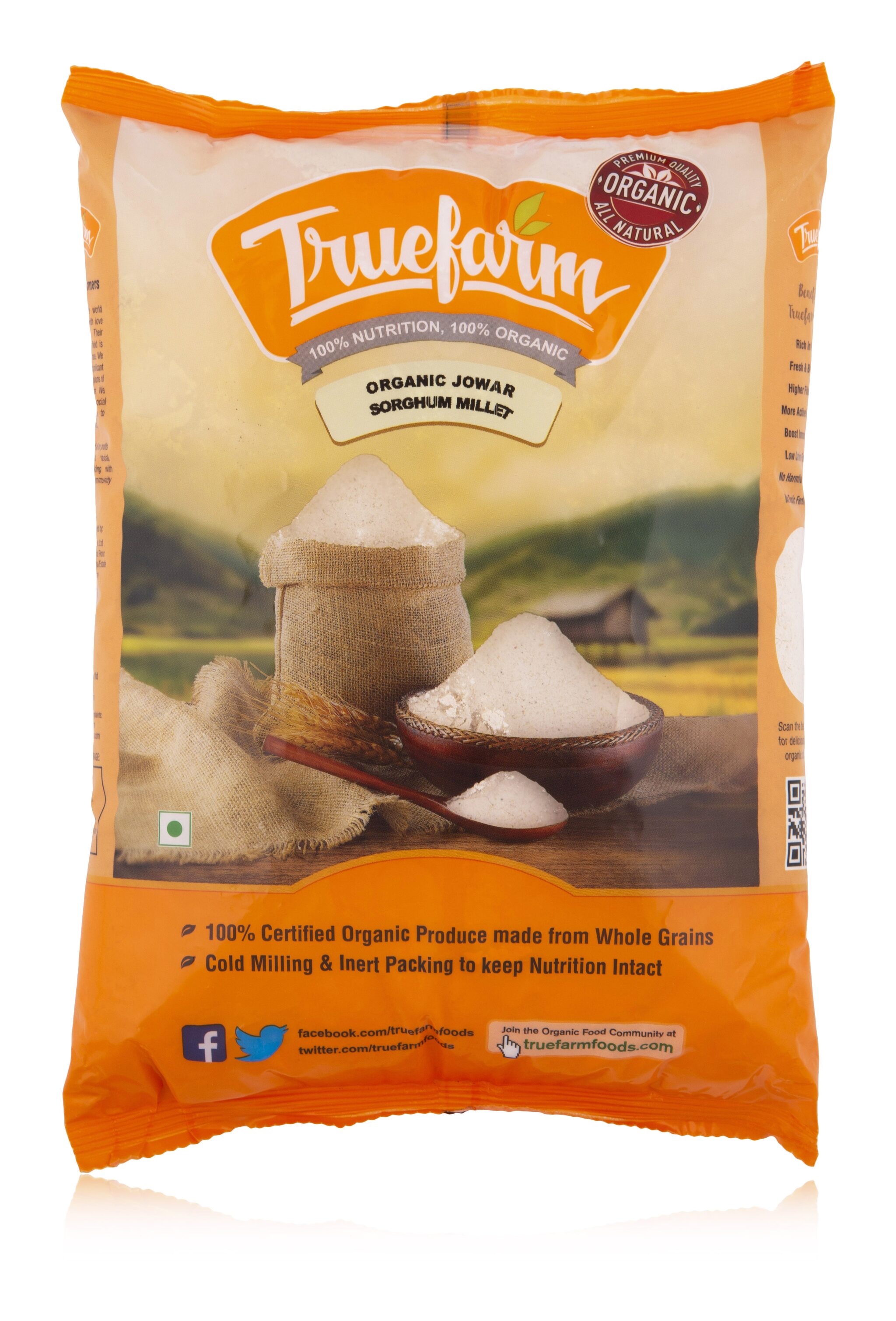 

Truefarm Organic Jowar Flour (1kg)