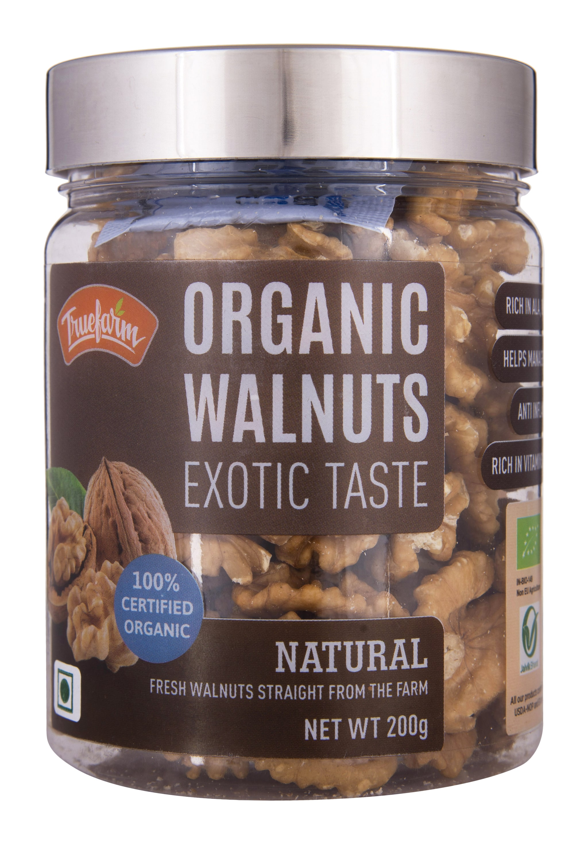 

Truefarm Organic Walnuts (200g)