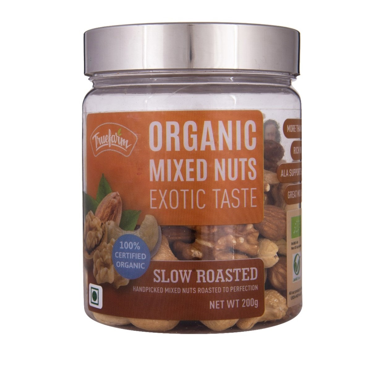 

Truefarm Organic Roasted Mixed Nuts (250g)